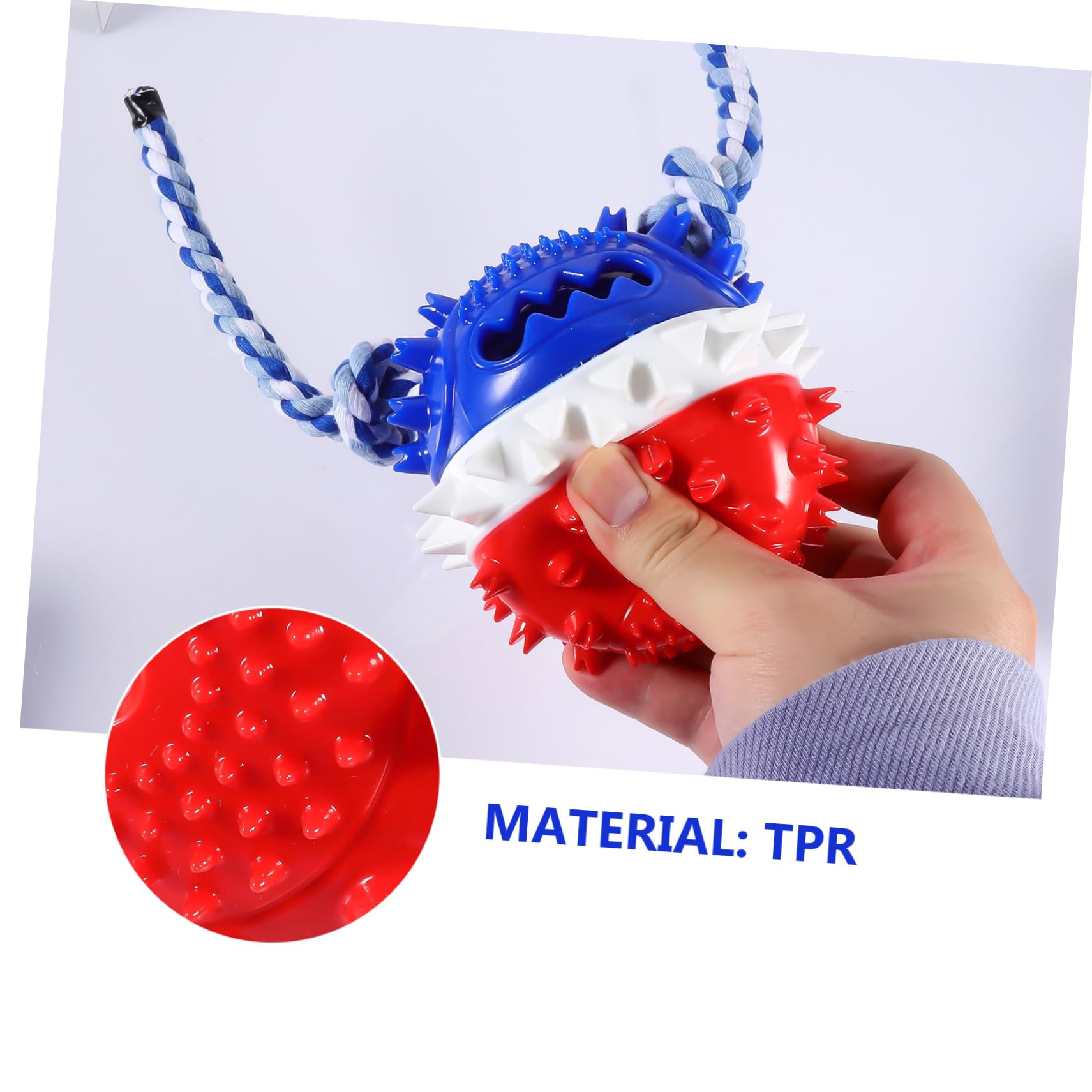 HANABASS 2stücke Pet Treat Toy Für Hunde Bissfestes Kauspielzeug Zur Zahnpflege Und Beschäftigung Interaktives Spielzeug Für Welpen Und Hunde Rot Und Blau Für Drinnen Und Draußen
