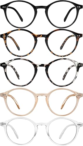 Miniatura 13 de Yogo Vision Blue Light Blocking Glasses Men Women Computer Anti Eyestrain Glasses Round Frame Blue Light Blocker Eyeglasses