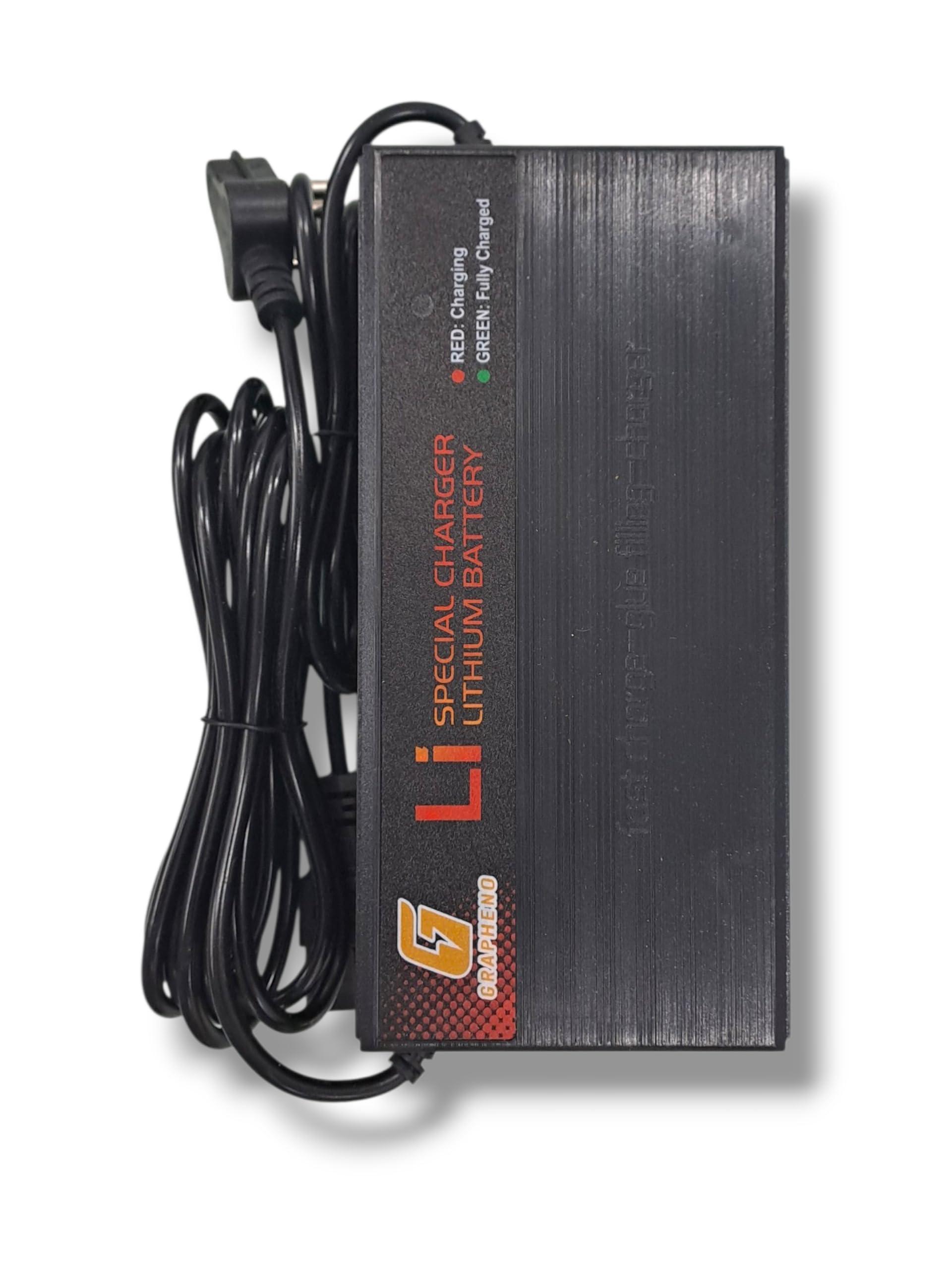 Waterproof Lithium Battery Scooter Charger 72V 6 Ampere for All 72V Lithium Battery. GRAPHENO | Longest 4 Meter Wire | Fast Charging | Heavy Duty | ABS Body | Cutoff Voltage 84 V.-image-33