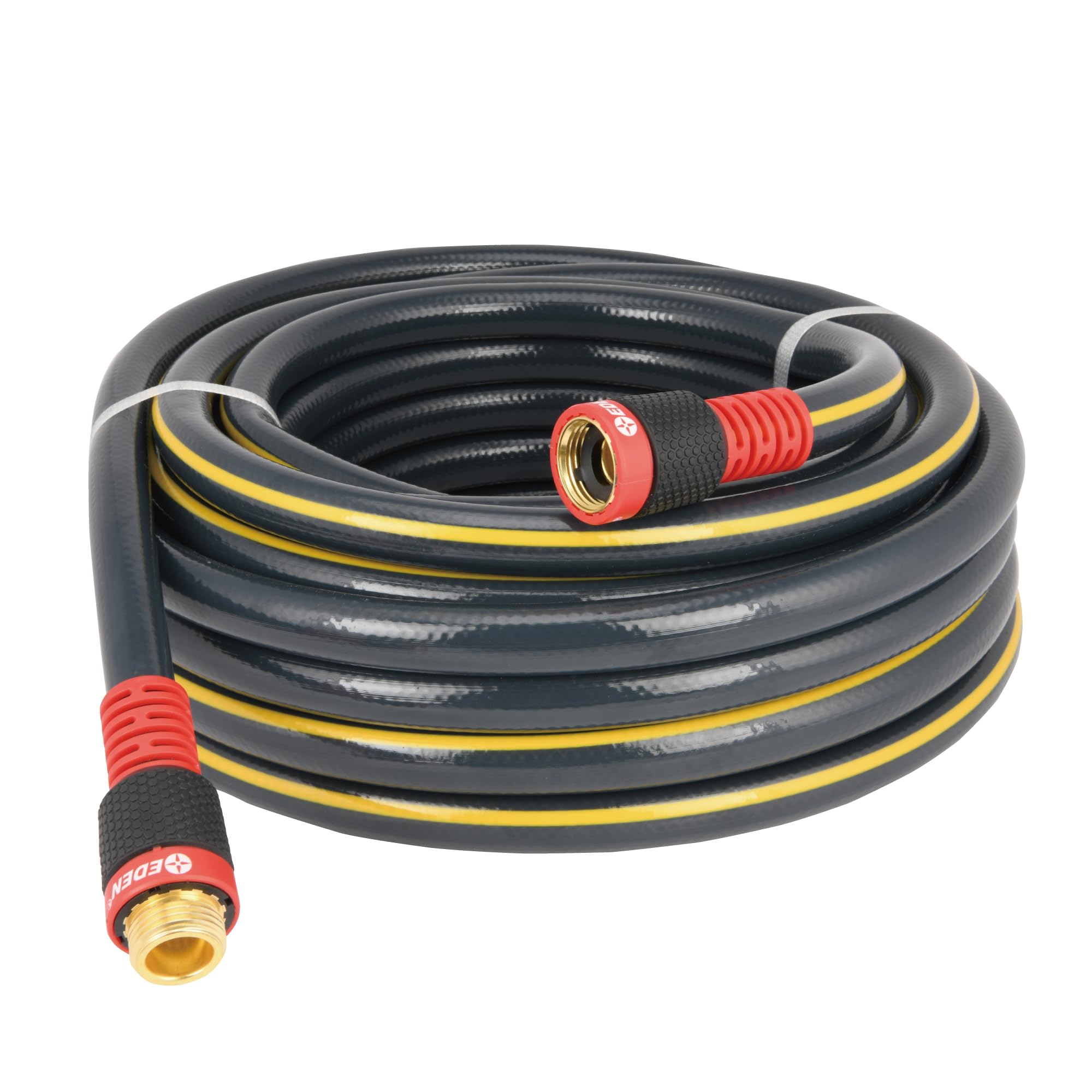Eden 92069EDAMZ Tuyau d'arrosage Noir, Jaune, Rouge