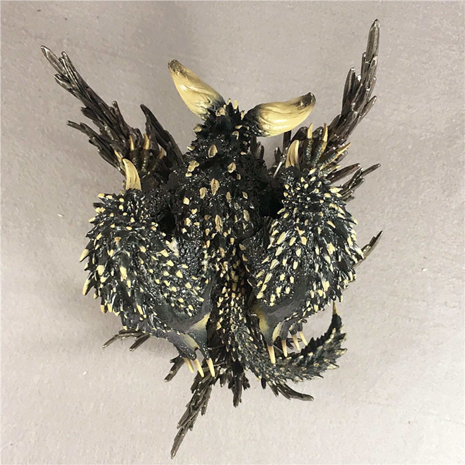 Figurki, Łowca Potworów Srebrny Rathalos Model Smoka Rysunek Ozdoby Statua PCV(Character:nergigante,Product height: 6 inches/15CM)