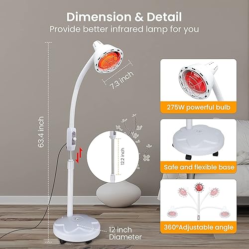 Miniatura 4 de Lámpara de calor infrarrojo cercano de 275 W