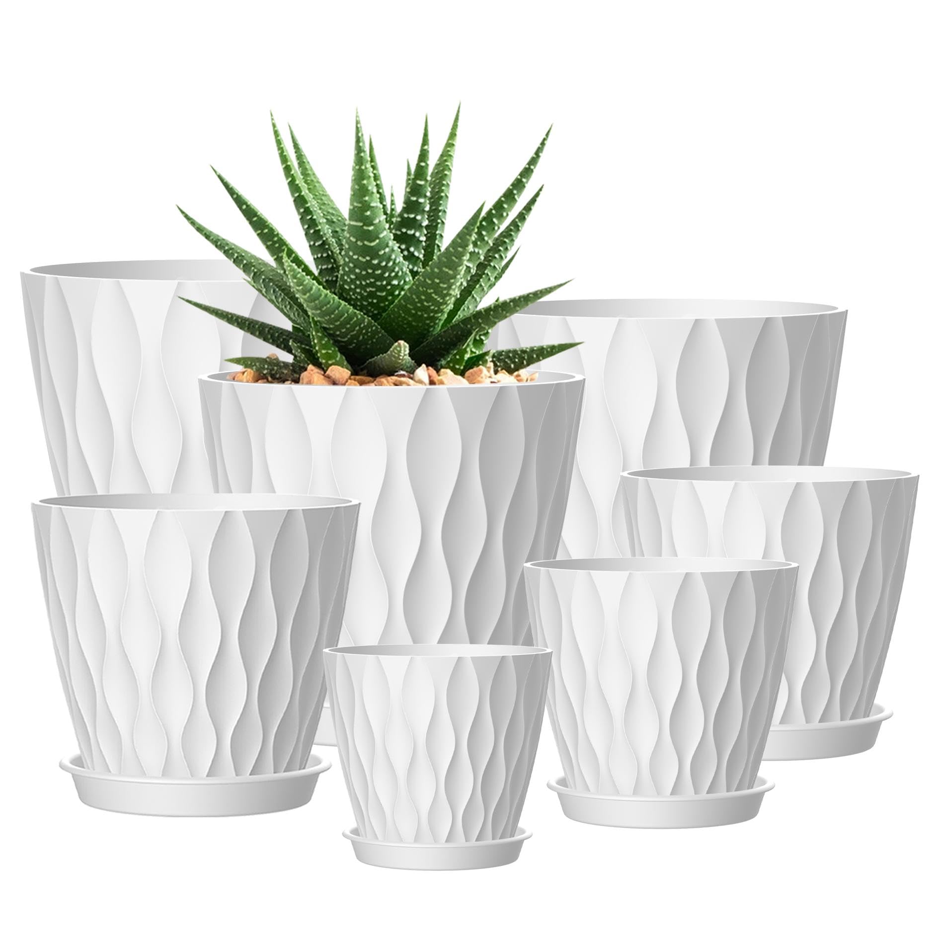Colorful 4 Inch Plant Pots - 6 Pack -27 Colorful 4 Inch Plant Pots - 6 Pack -27