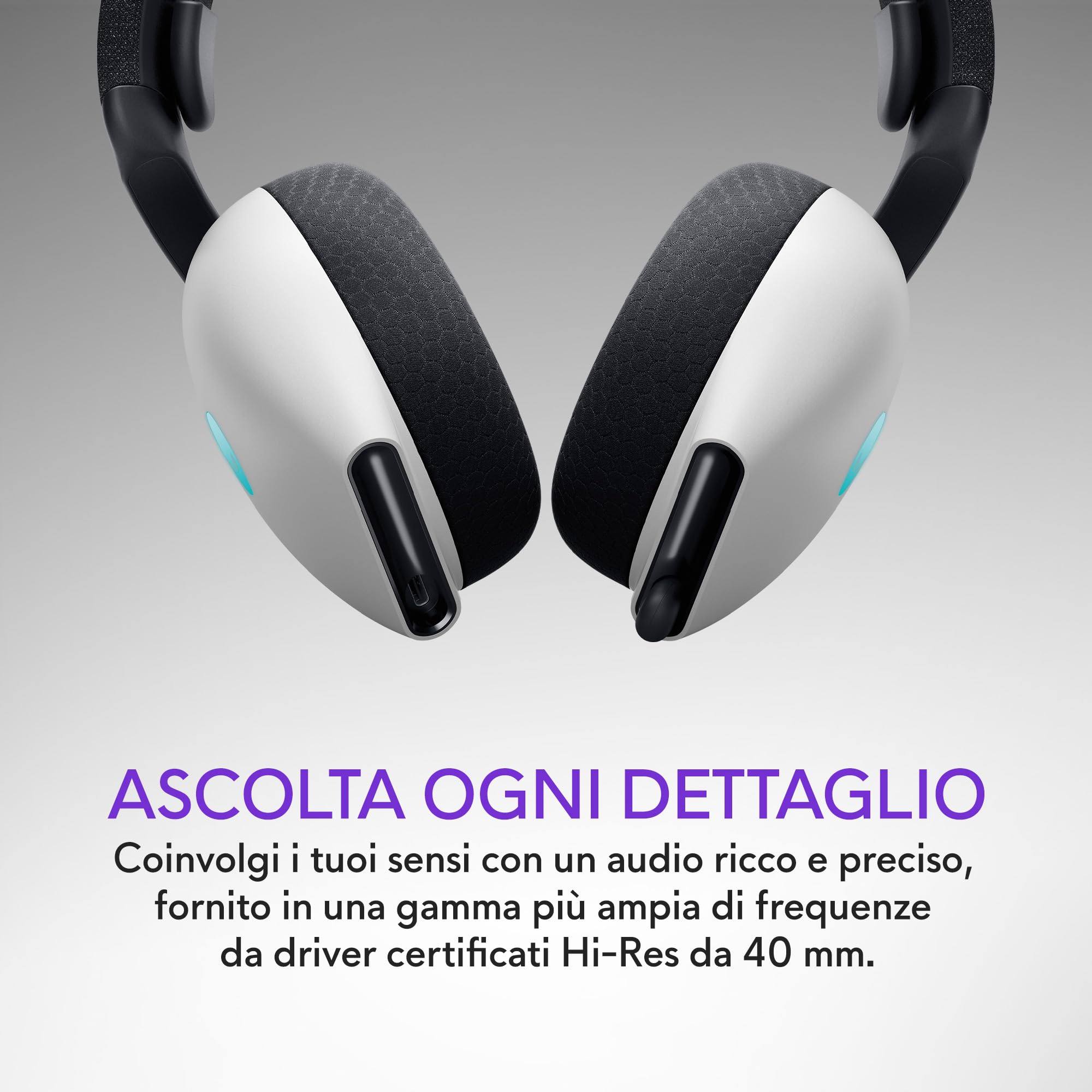 Cuffie Alienware dual-mode senza fili per il gaming - AW720H