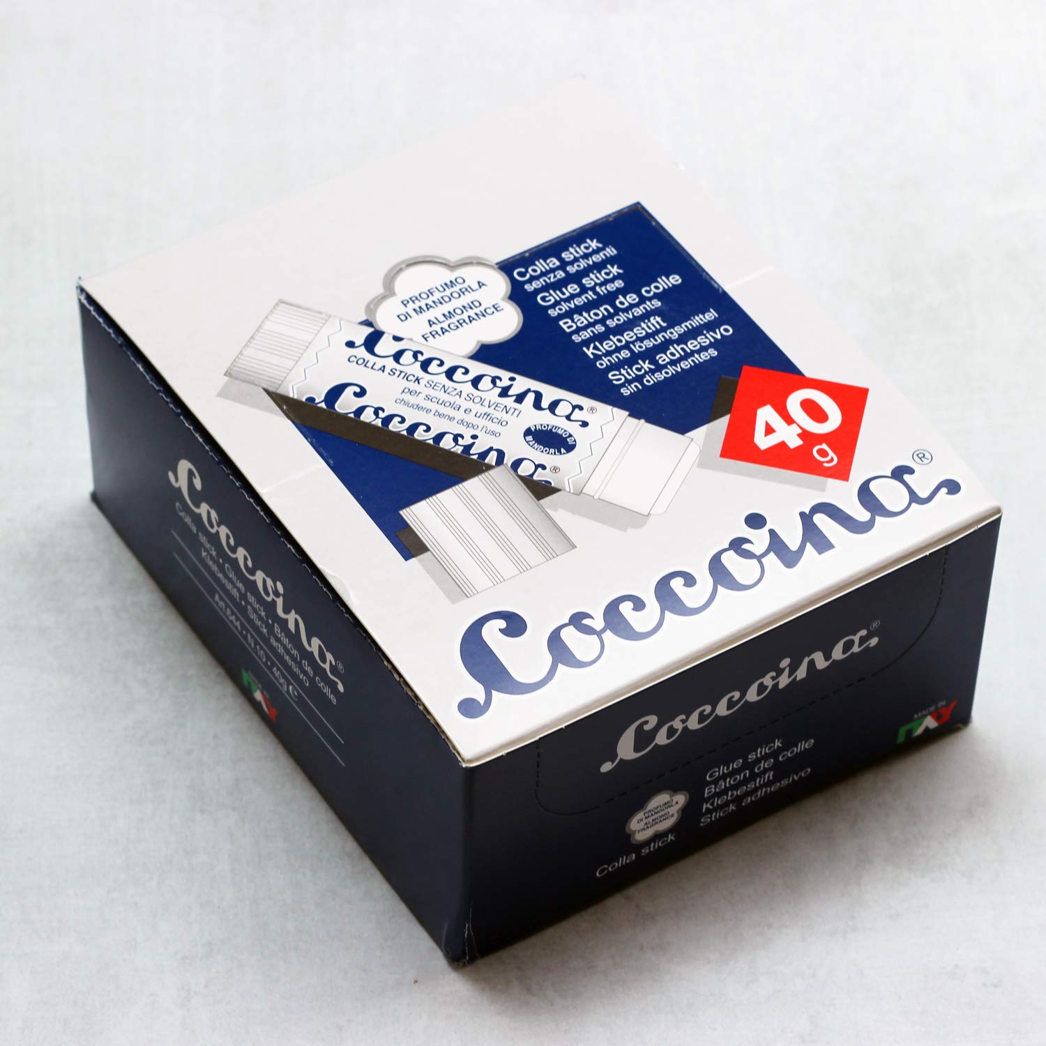 COCCOINA 40 GRAM (1.41 oz) Italian Glue Sticks - Box of 10 (10)