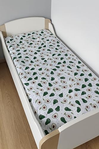 Vista 16 de Fitted Crib Sheets,Organic Sheet Set for Toddler Mattress, Turkish Cotton Mini Crib Sheets Set for Crib Mattress,1 Fitted Sheet (28"x52") for Baby