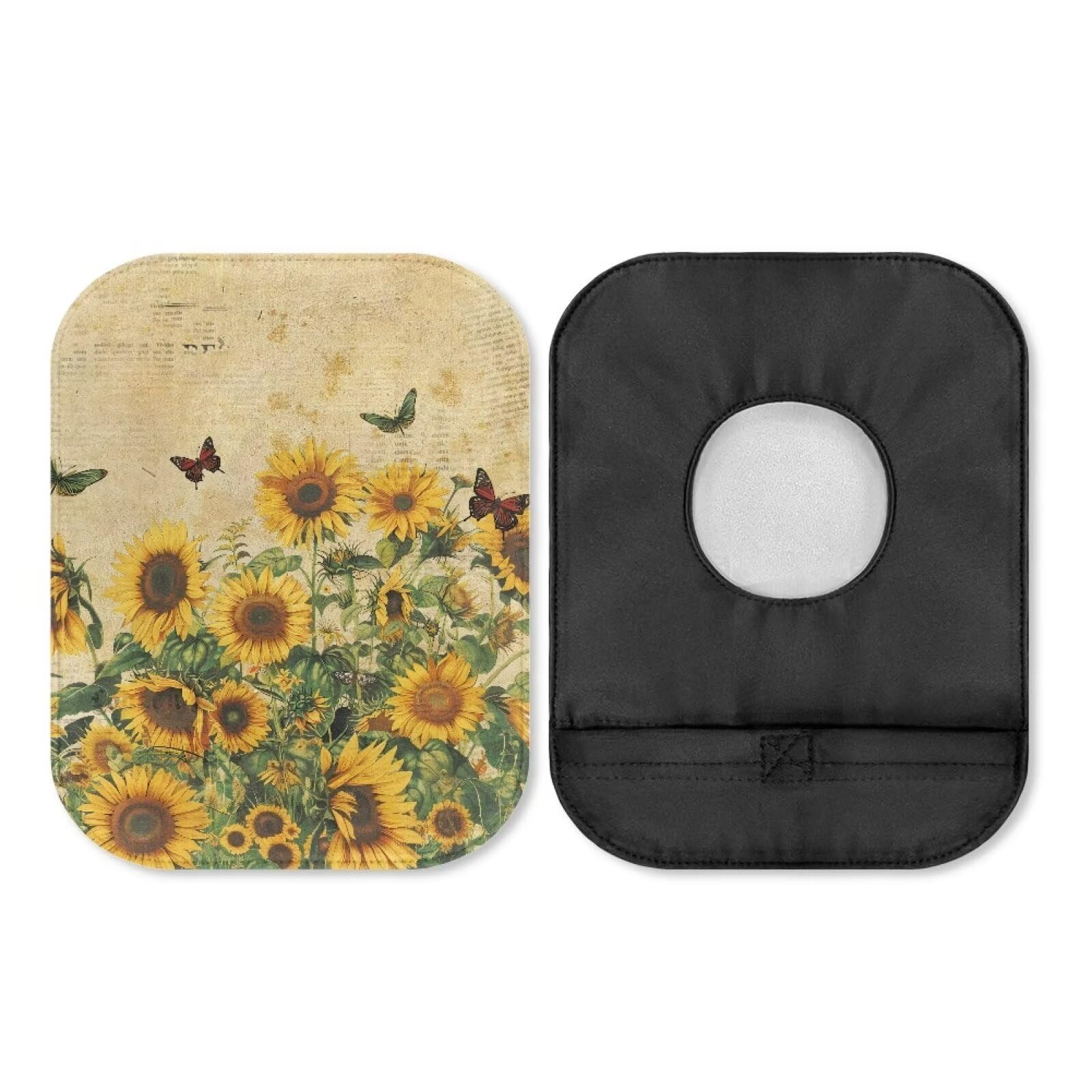 Rnyleeg Sunflower Colostomy Bags for Women 1 Pack Ostomy Pouch Covers with Closure Reusable Ostomy Supplies for Ileostomy Stoma Care