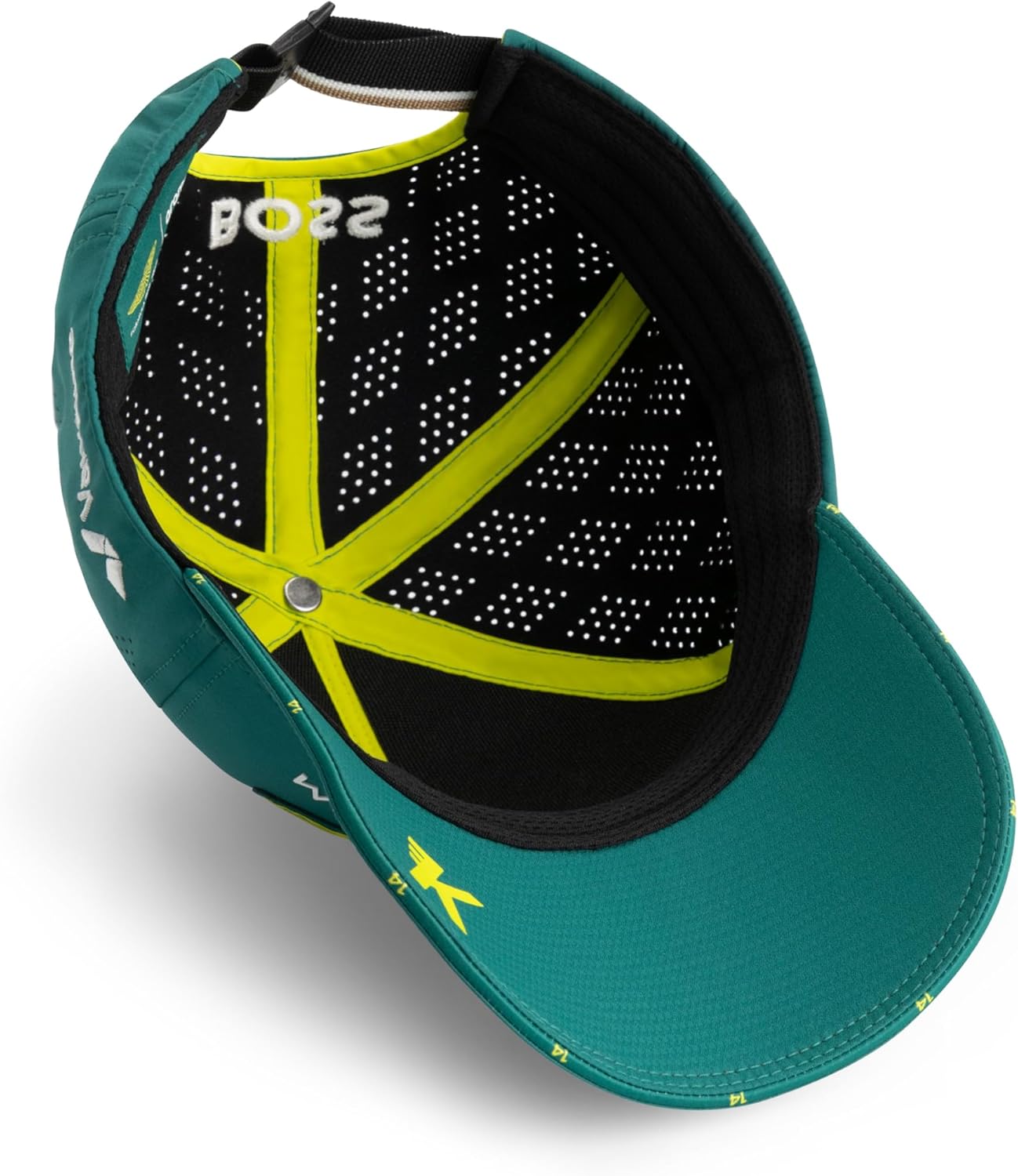 Aston Martin F1 2025 Kids Alonso Team Hat Green - One Size Fits Most - Image 3