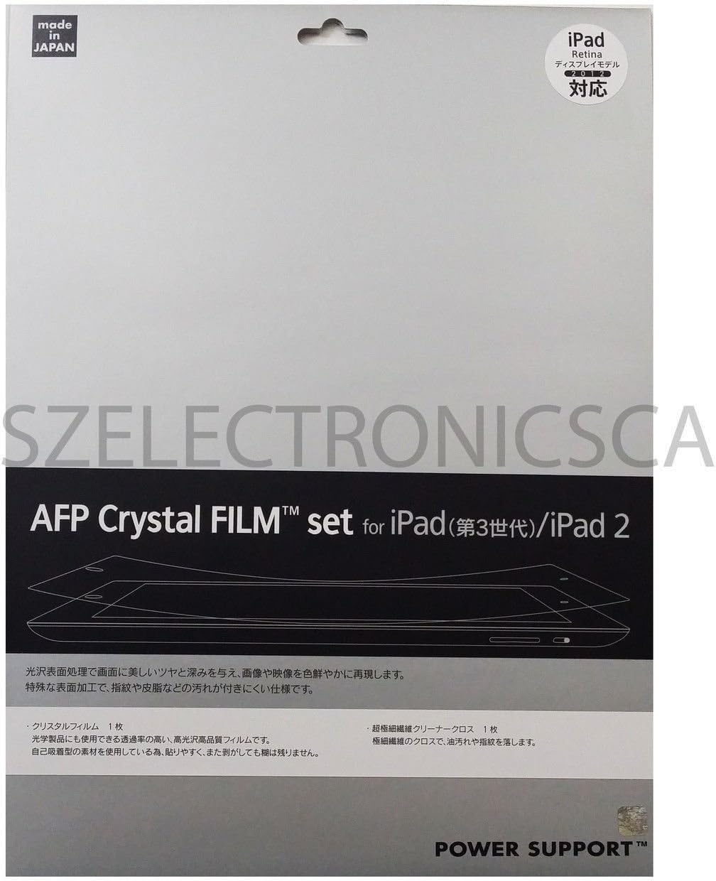 Amazon.com: Power Support AFP Crystal Protective Film for new iPad with ...