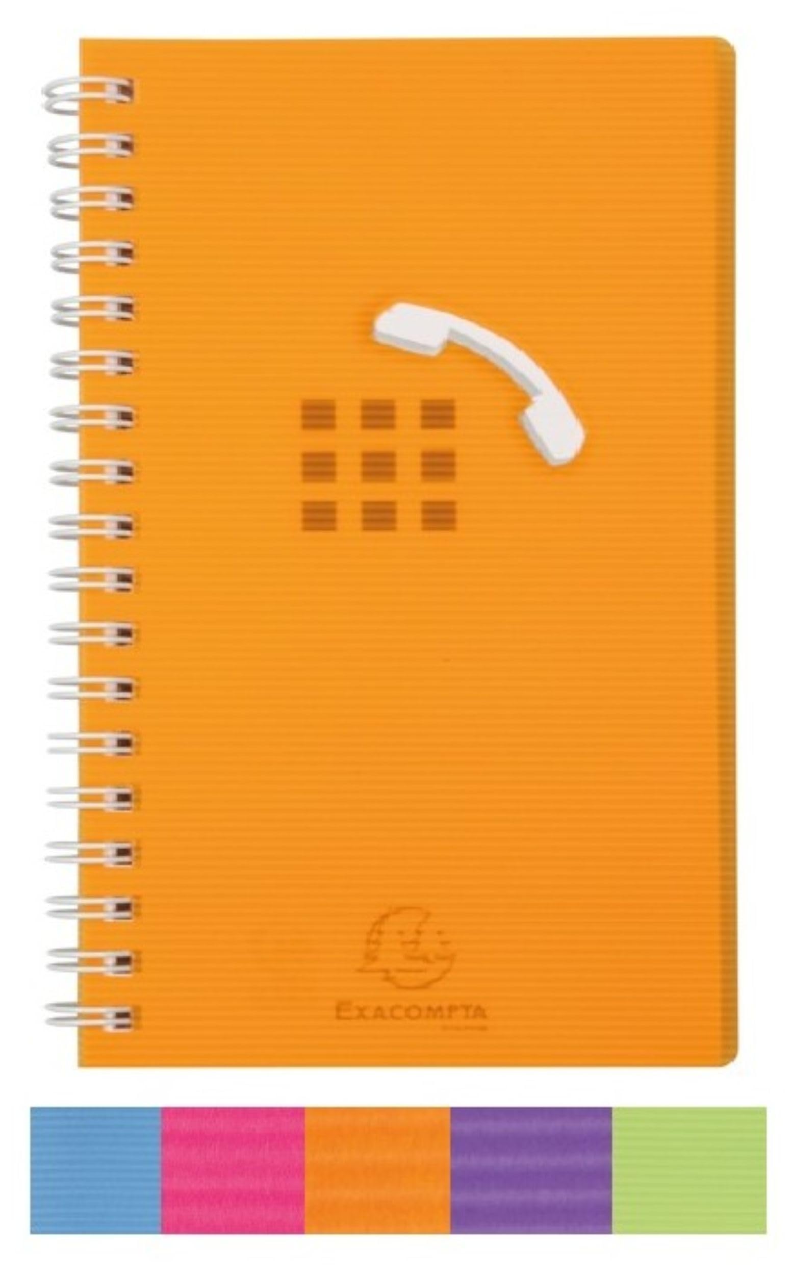 Exacompta 13020E Linicolor Address Book 9 x 16 cm