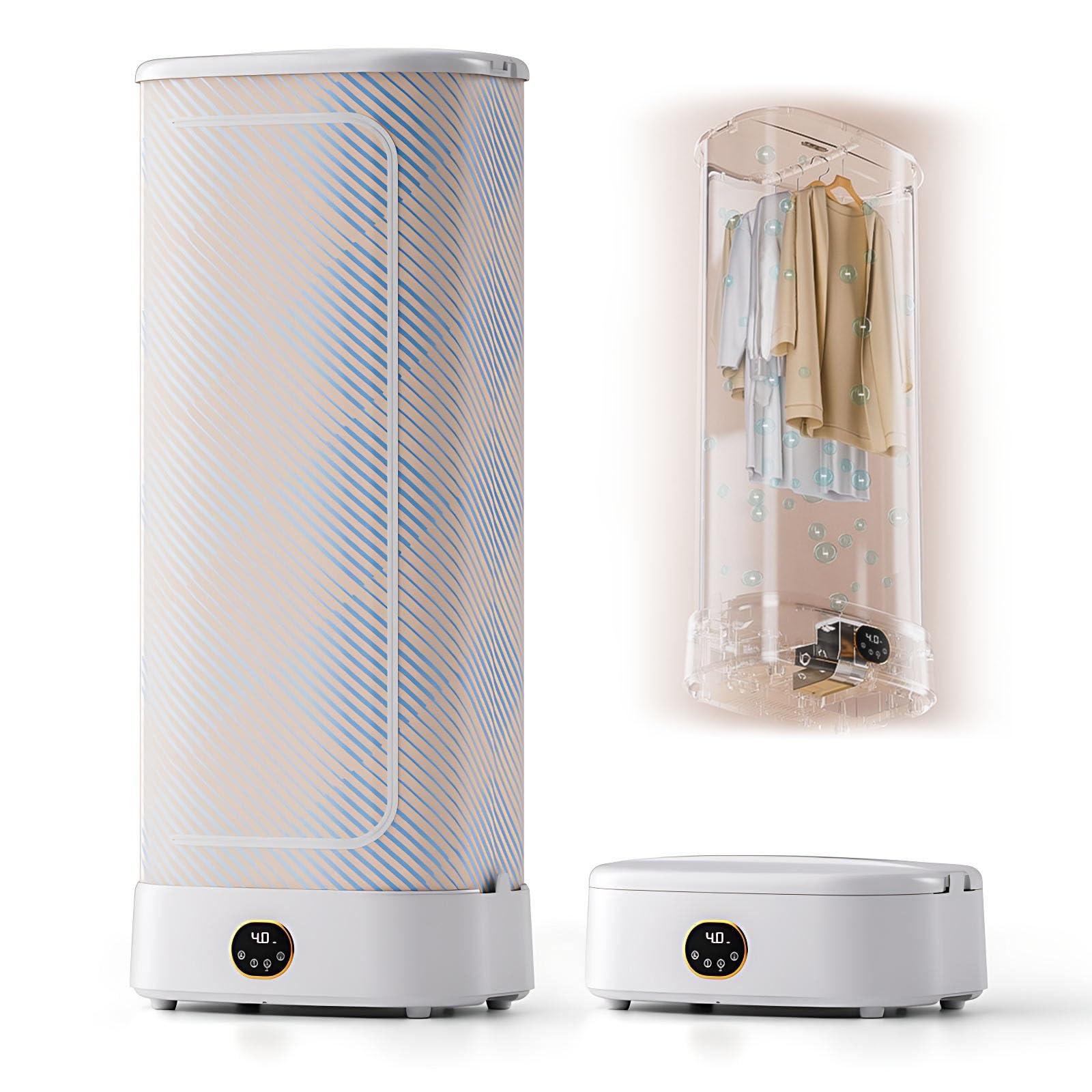 Steam Closet Clothing Care System With Automatic Ironing Machine for Home