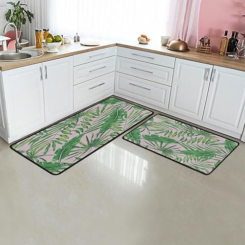 Vista 20 de Tapete de cocina acolchado con patrón de estrellas brillantes, antifatiga, juego de 2 piezas, duradero, resistente a las manchas, parte inferior