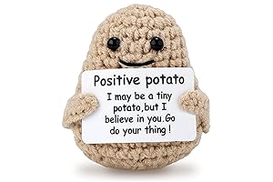 Funny Positive Potato Crochet Dolls - Knitted Support Potato Toys Gifts