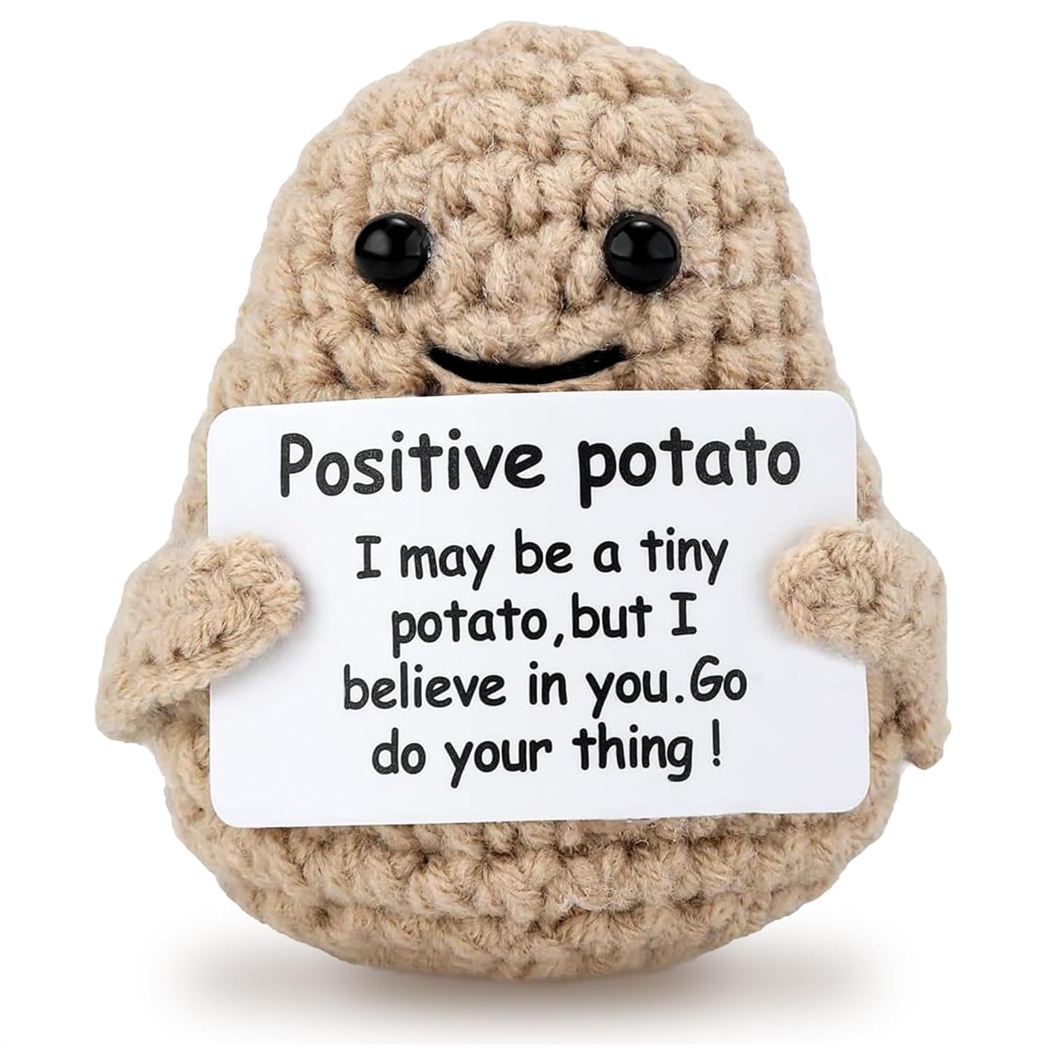 Funny Positive Potato Crochet Doll