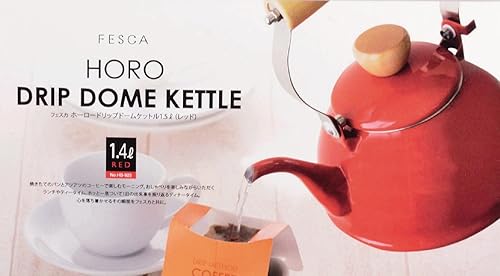 Miniatura 7 de Pearl Metal HB-926 Enameled Coffee Drip Dome Kettle, 0.4 gal (1.4 L), White, Induction Compatible