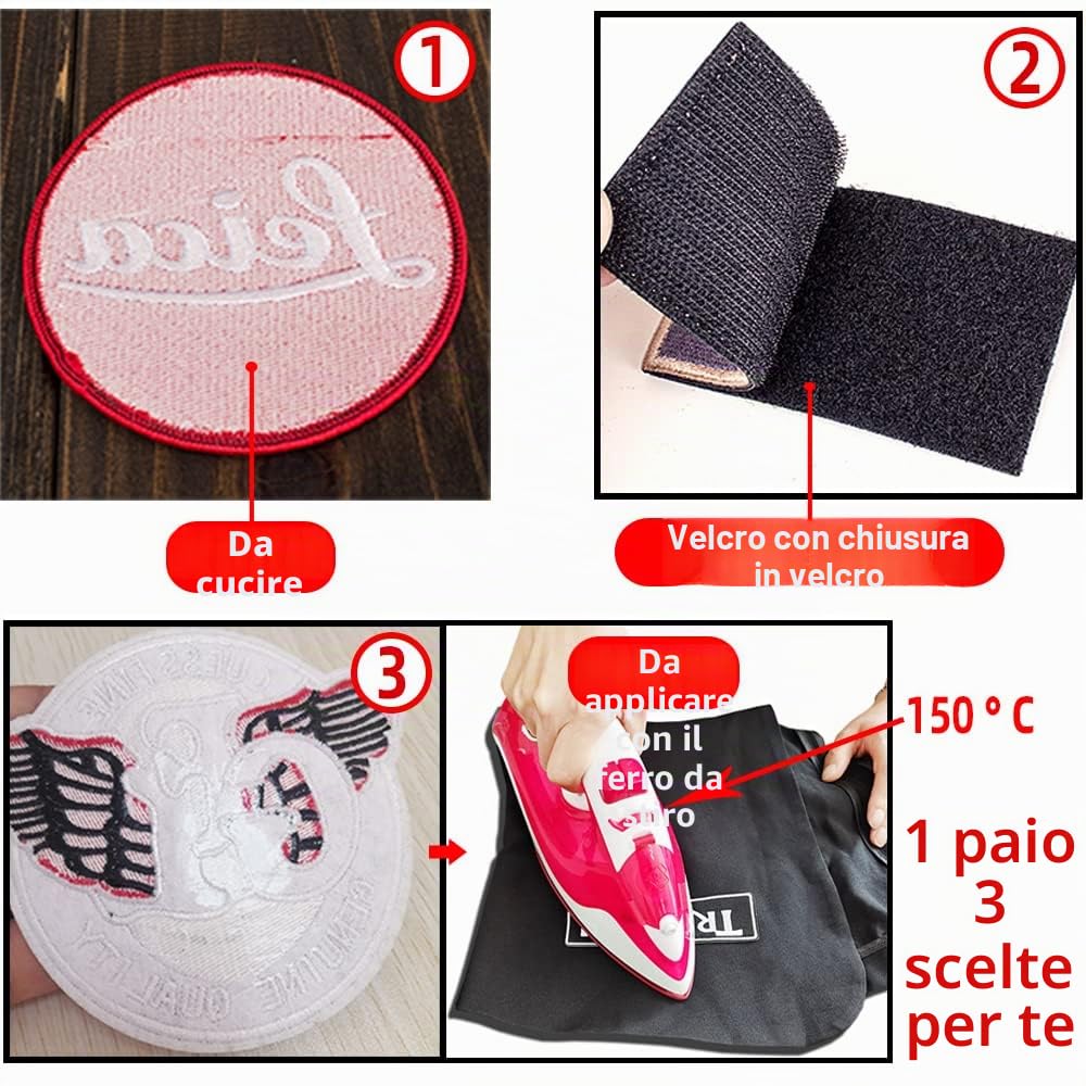 Toppe ricamate personalizzate, toppe personalizzate per morale, qualsiasi dimensione o logo possono essere personalizzate, gancio e anello, da cucire, stirare