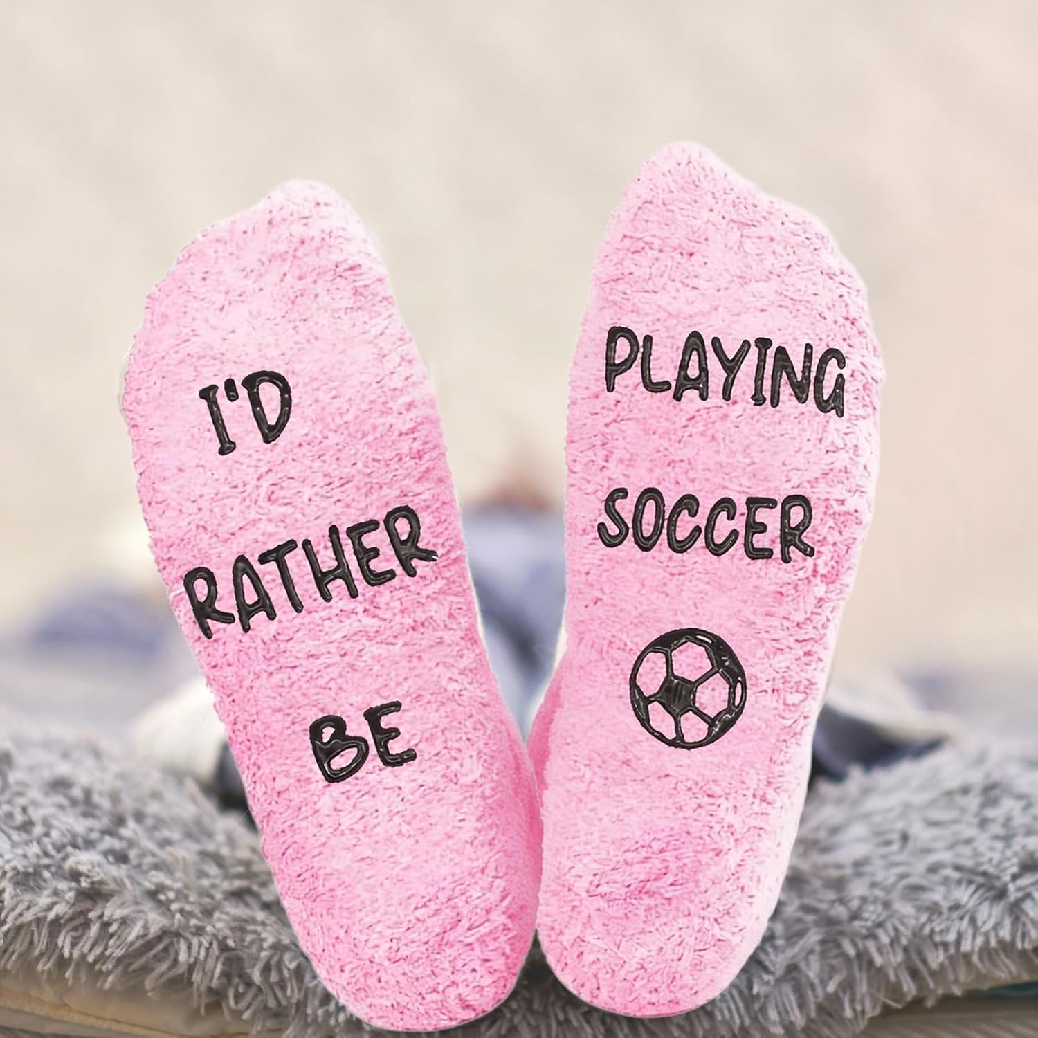 7 Pcs Soccer Gifts for Teen Girls Women 16 oz Glass Tumbler Bracelets Keychain Canvas Tote Bag Makeup Bags Socks for Soccer team Lover Coach - Image 5