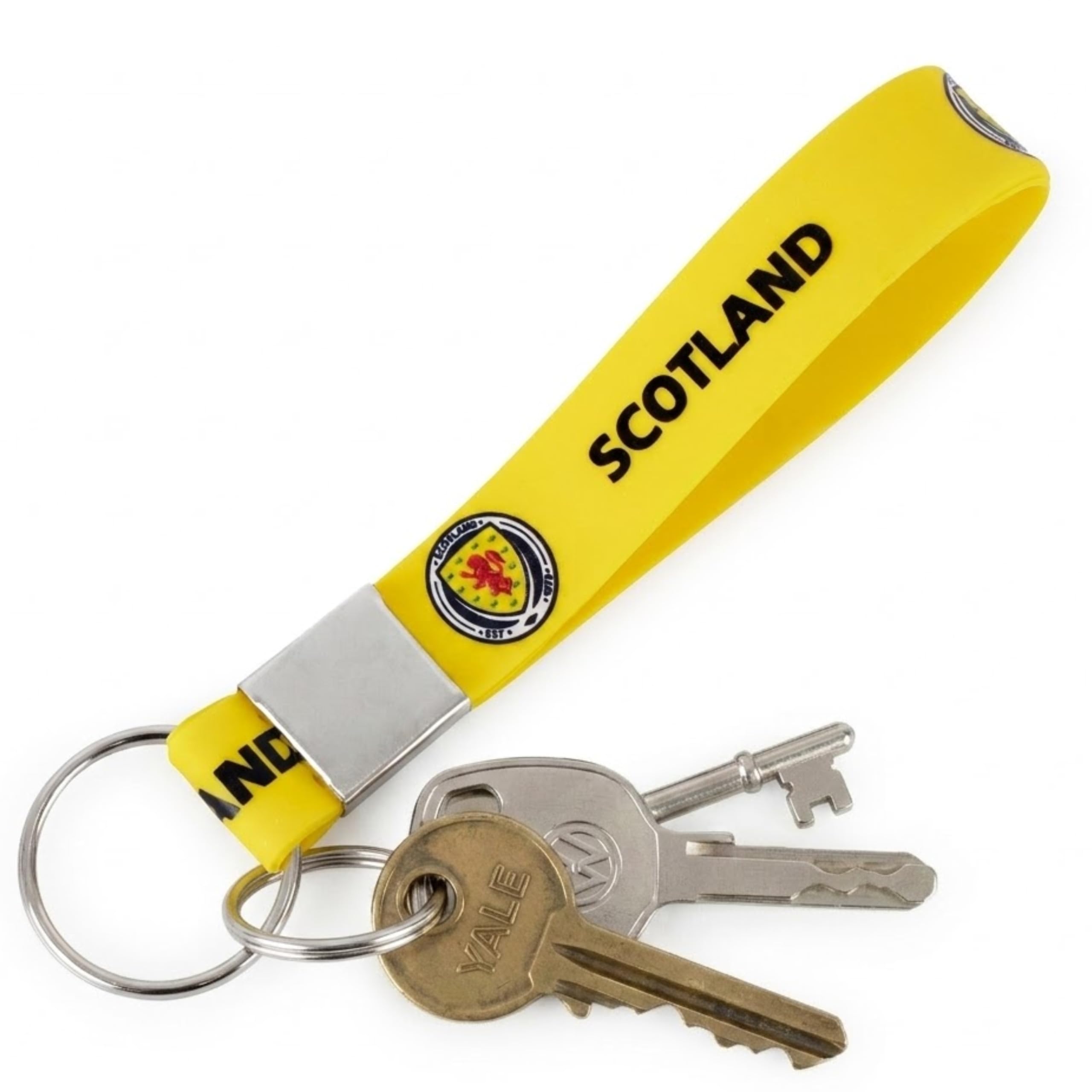 Official Scotland National Team Silicone Keyring - Official Merchandise For Fans of the National Team | Accessory for Fans