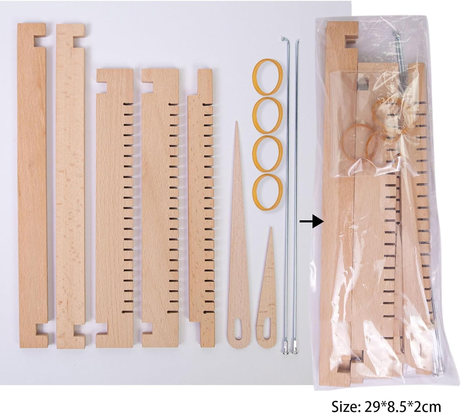 Loomed Frame Weaving Set Easy to Use Crafting Accessories for Craft Hobbyists Weaving Kits
