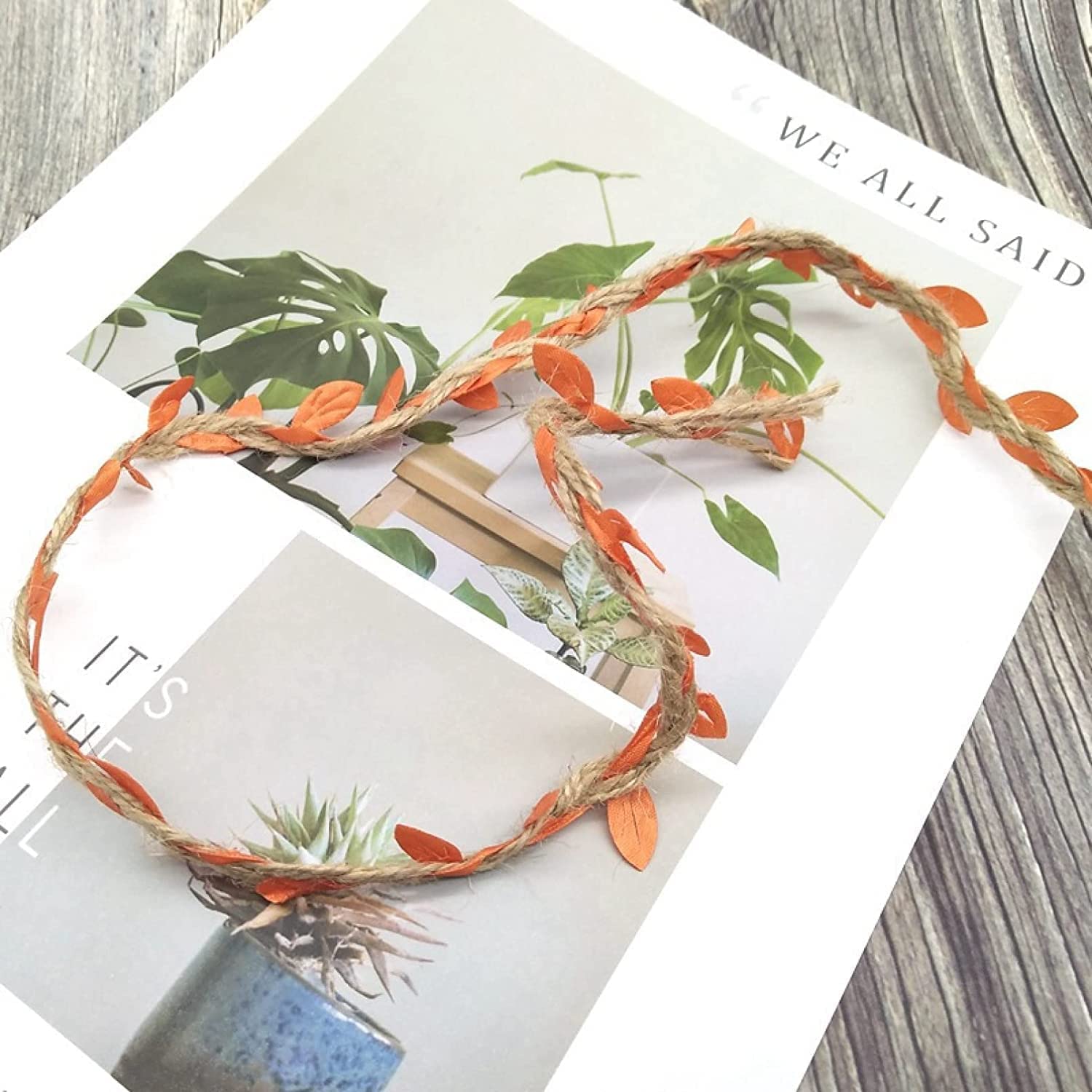 100 Cm/Lot Fiori Artificiali Vite Edera Rattan Ghirlanda Foglia Verde per La Casa Decorazioni di Nozze Accessori da Sposa Falso Floristica