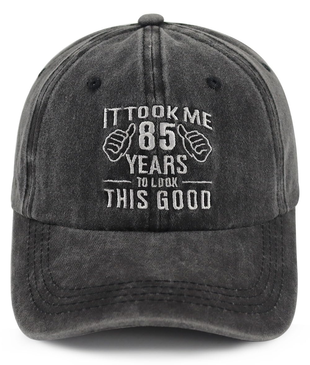 Gomcdlwn Limited Edition 1940 Hat for Men Women, Adjustable Cotton Embroidered 85th Birthday Decorations Baseball Cap