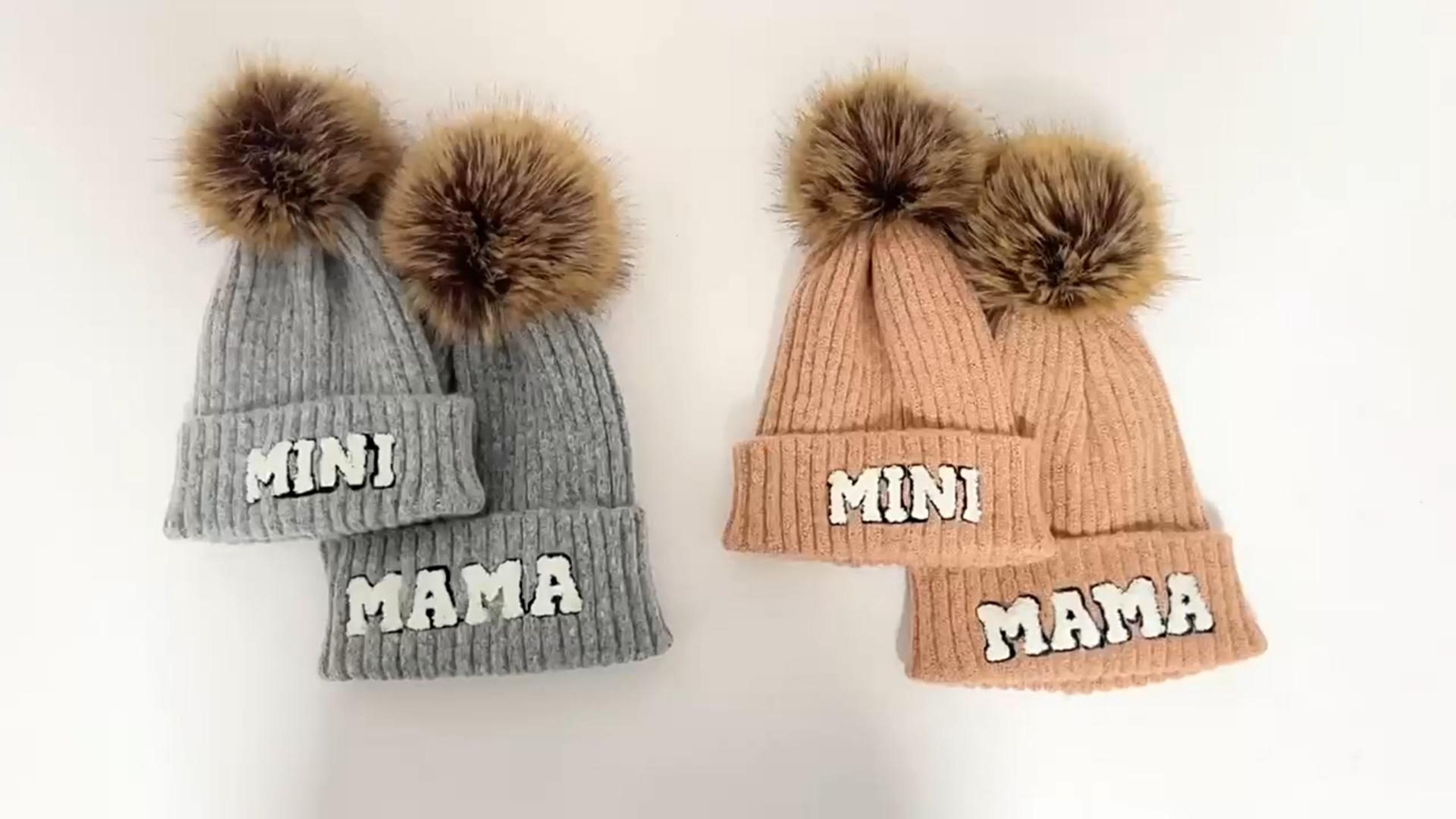 Amazon.com: HENWASAI 2PCS Parent-Child Beanie Mama and MINI  display picture 1