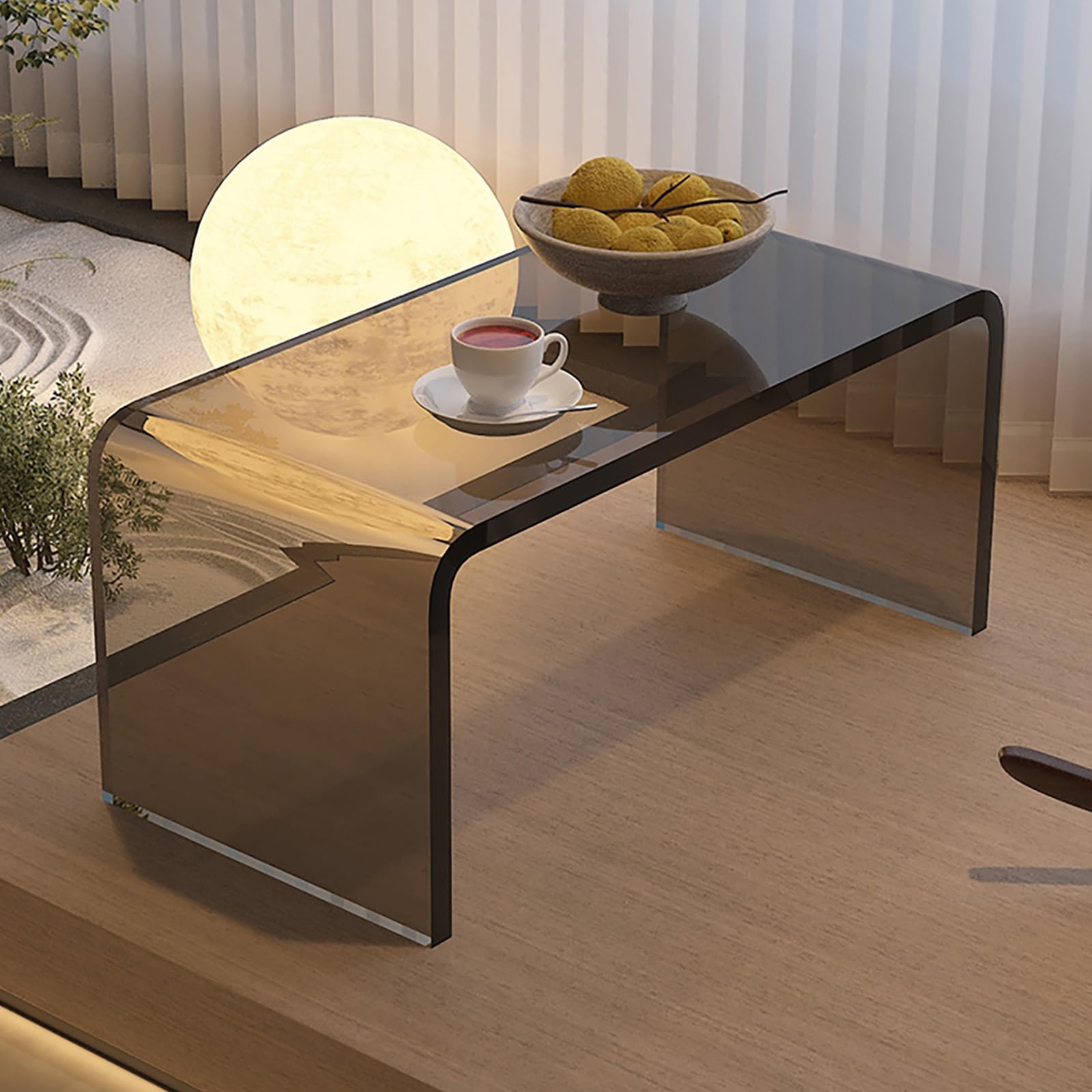 Bureau japonais stable en acrylique pour aménager les petits espaces