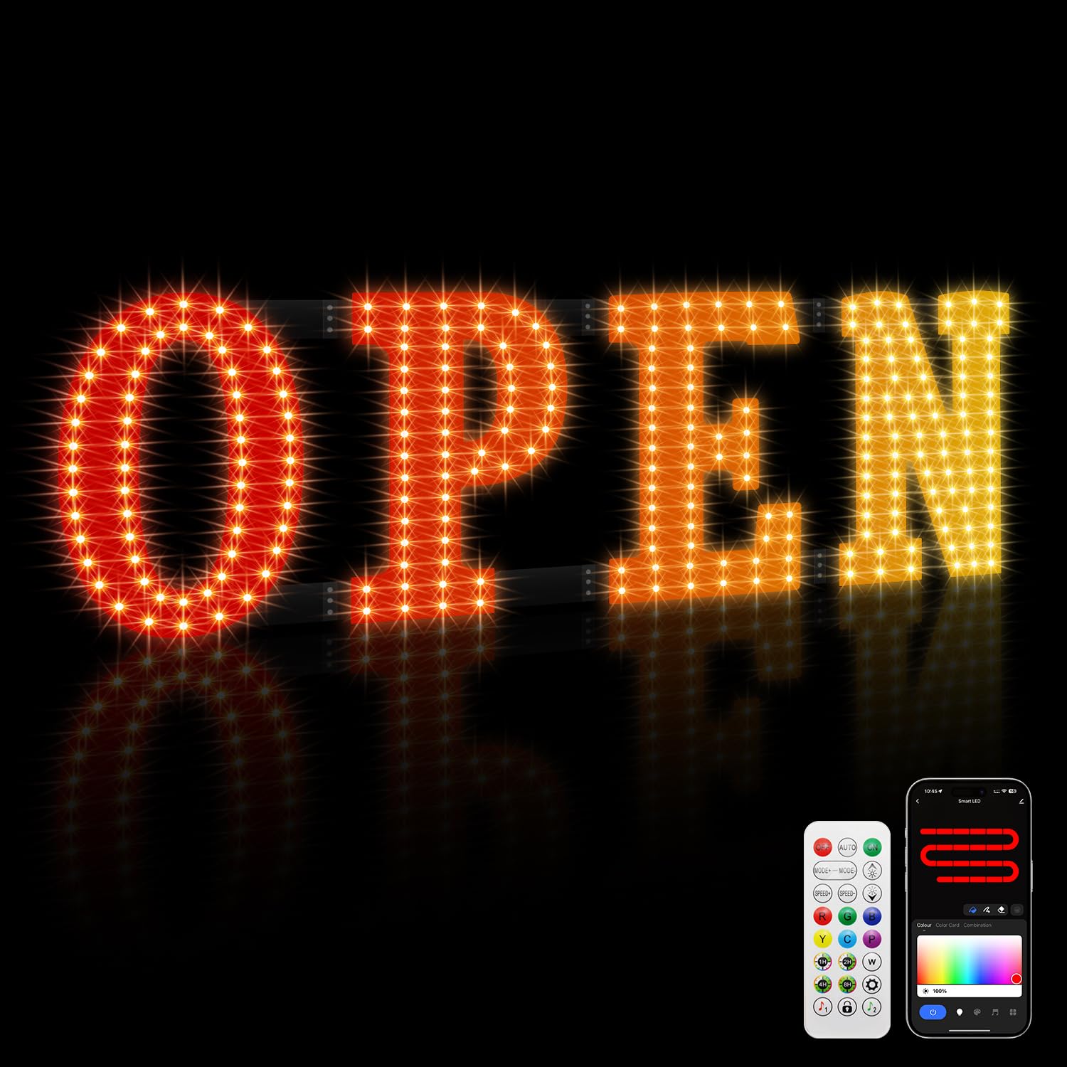 Snapklik.com : LemonNova LED Open Signs For Buiness, 30