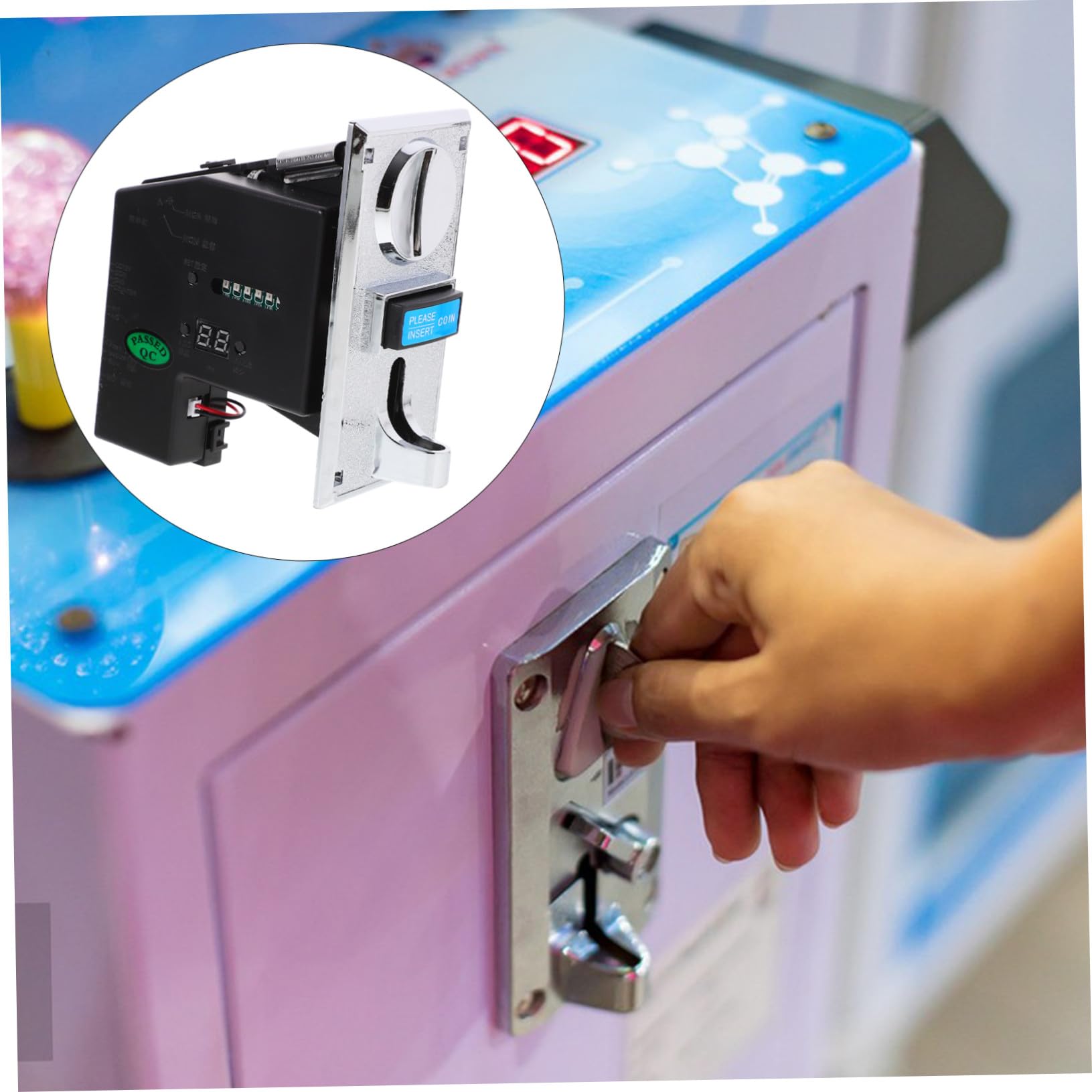 Selector Electrónico de Monedas Múltiples para Lavadora Reconocimiento Preciso y Diámetro de 15-29mm para Aplicaciones de Vending y Juegos