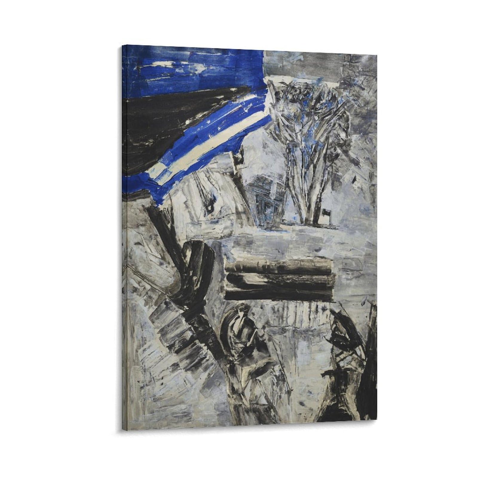 KLAGCBDF RAM KUMAR Untitled Wall Art Poster Scroll Canvas Painting Picture Living Room Decor Home 20x30inch(50x75cm)