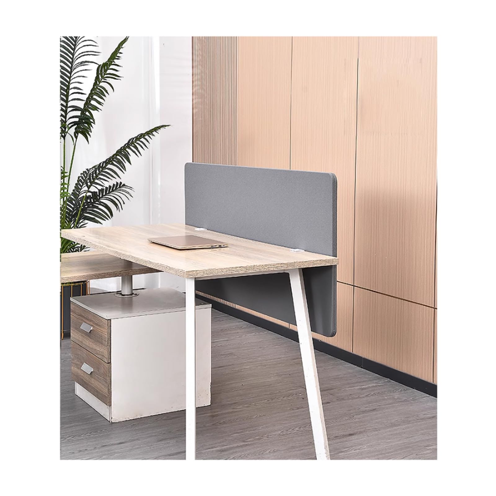 LWJSOCP Desk Divider Privacy Panel for Office Desk Sound Absorbing Cubicle Partition with Visual Distraction and Soundproofing Features