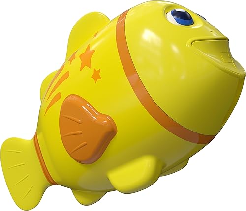 Juguete de pez de natación recargable, juguetes de baño iluminados con ojos de color templado para baño de bebé, juguetes vivos de buceo en piscina