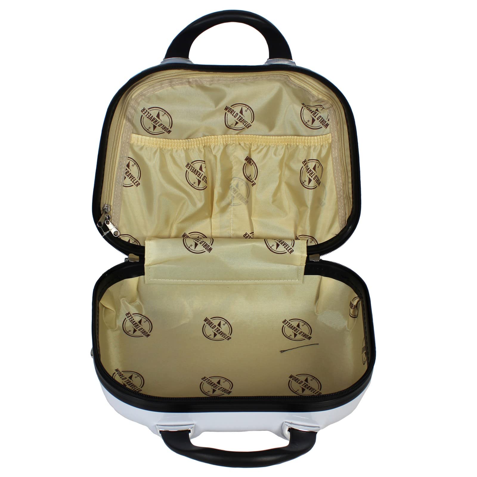 World Traveler VentureX - Maleta de Mano aprobada por aerolíneas, Maleta Ligera de policarbonato Duro con Ruedas giratorias, Mariposa, 2-Piece Carry-On Set, Venturex - Maleta de Mano aprobada por