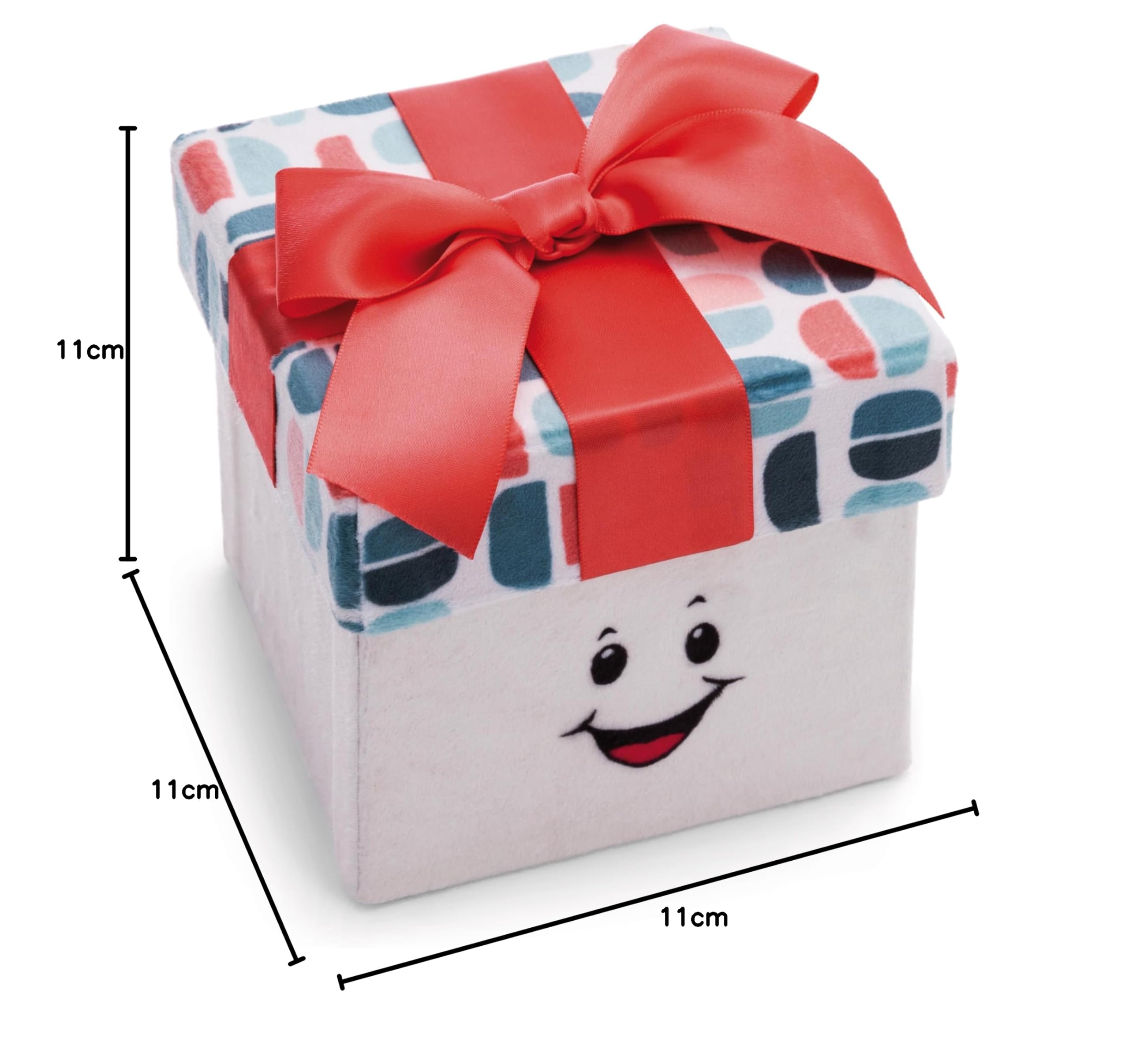 NICI Pudełko prezentowe Dreamy Winter 11×11×11 cm niebieskie – eleganckie pudełko na biżuterię lub drobiazgi, idealne na prezent dla kobiet i mężczyzn