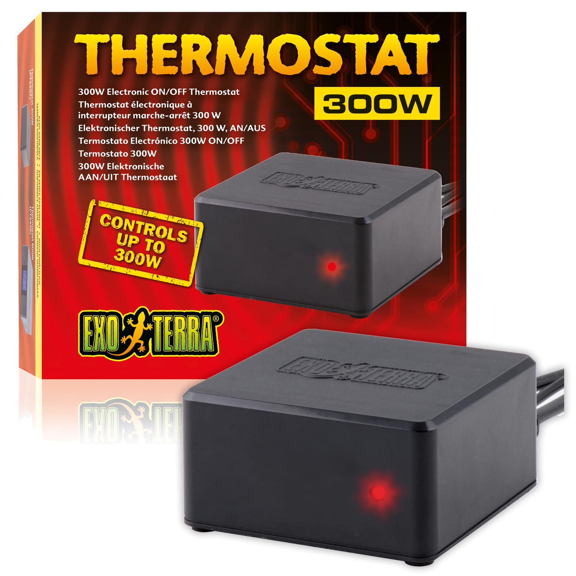 Exo Terra Reptile Electronic On/Off Thermostat, 300 W