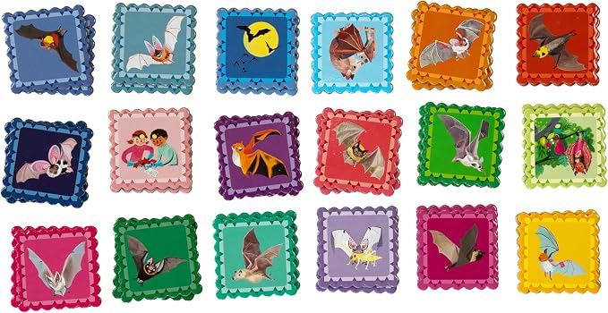 Juego de Memoria y Parejas Bats Little Square miniatura 4