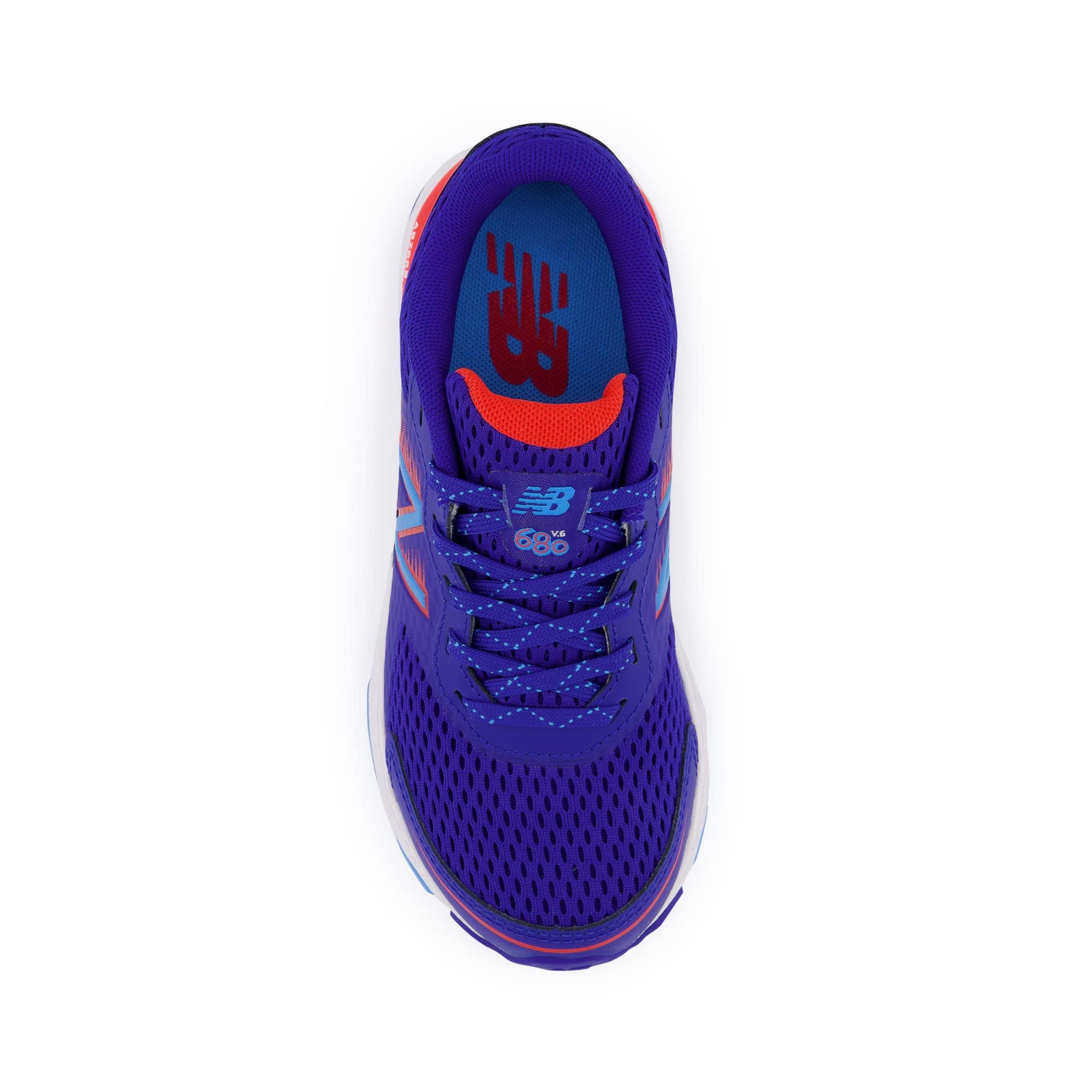 New Balance Kids' 680 V6 Lace-up Running Shoe — view 4