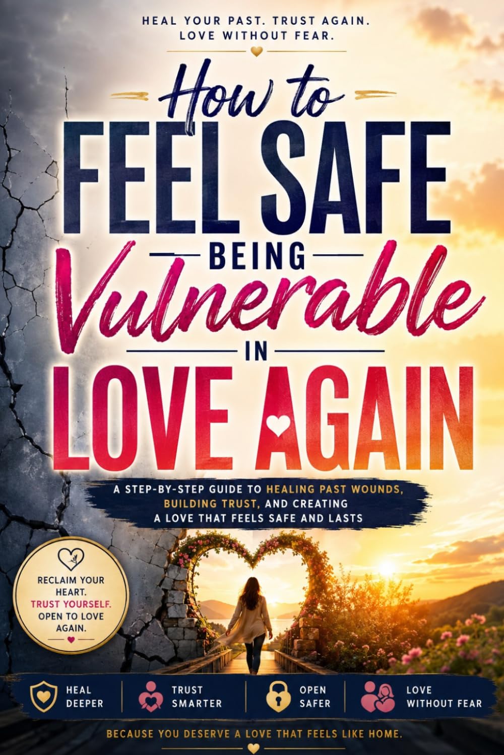 How to Feel Safe Being Vulnerable in Love Again: A Practical Guide to Healing Trust Issues, Overcoming Fear of Intimacy, Building Emotional Safety, ... Relationships (Emotionally Safe Love Series)