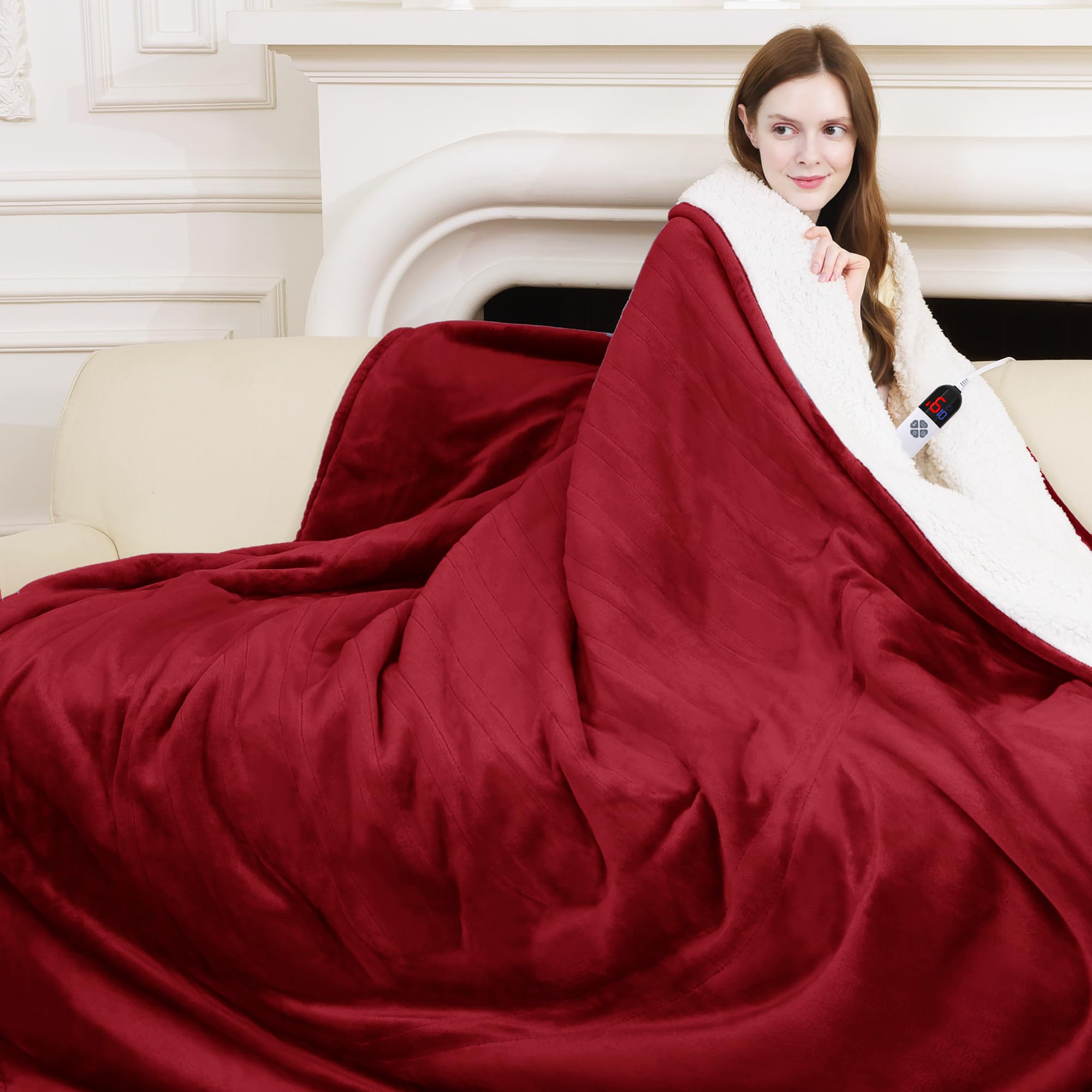 VELLUBAM Electric Blanket Full Size 72