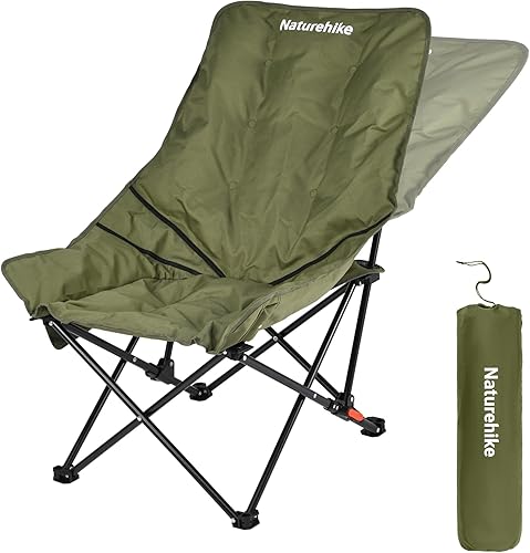 Naturehike Silla de camping acolchada con asiento acolchado