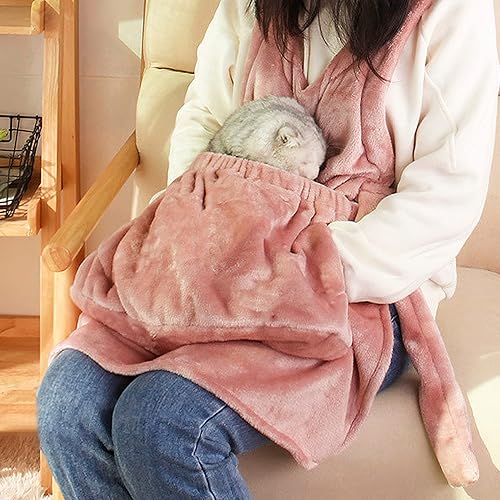 Miniatura 7 de apott Delantal de transporte para mascotas, cómodo y cómodo para gatos, con hombro delantero, para llevar al gatito, para viajes en interiores y