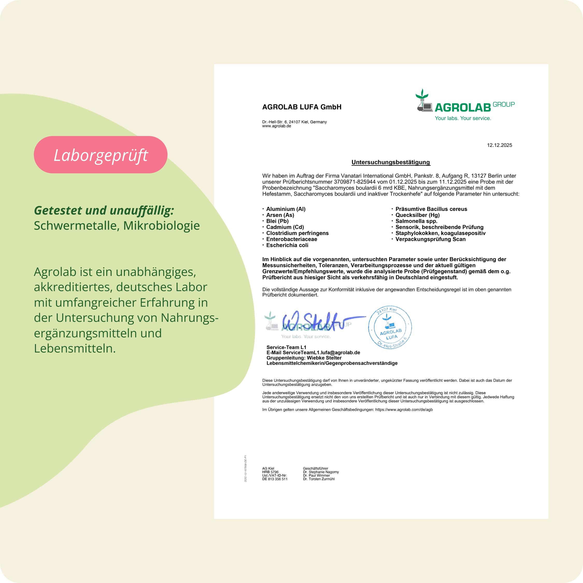 Saccharomyces boulardii Vegavero | Hochdosiert: 350 mg pro Einheit - 7 Mrd. aktive Hefekulturen | Mit Beta Glucanen und MOS aus Bierhefe | Vegan & Ohne Zusätze | Deutsche Produktion | 90 Kapseln