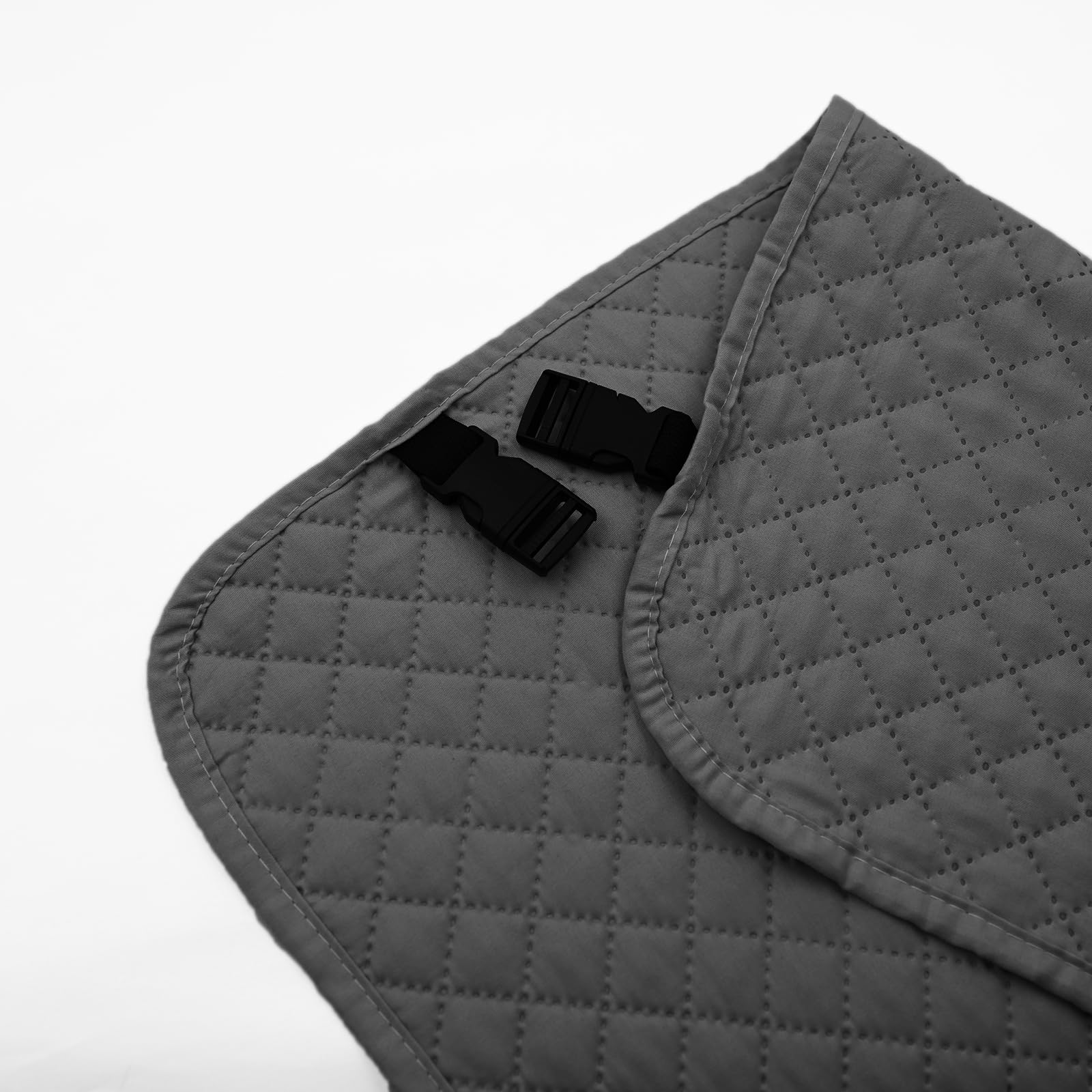 DALINA Funda de Sofá Chaise Longue Derecha (2m de Ancho Total) Impermeable y Antideslizante, Cubre Sofá Ajustable con Bolsillos, Apto para Mascotas, Resistente al Desgaste, Lavable - Gris Oscuro