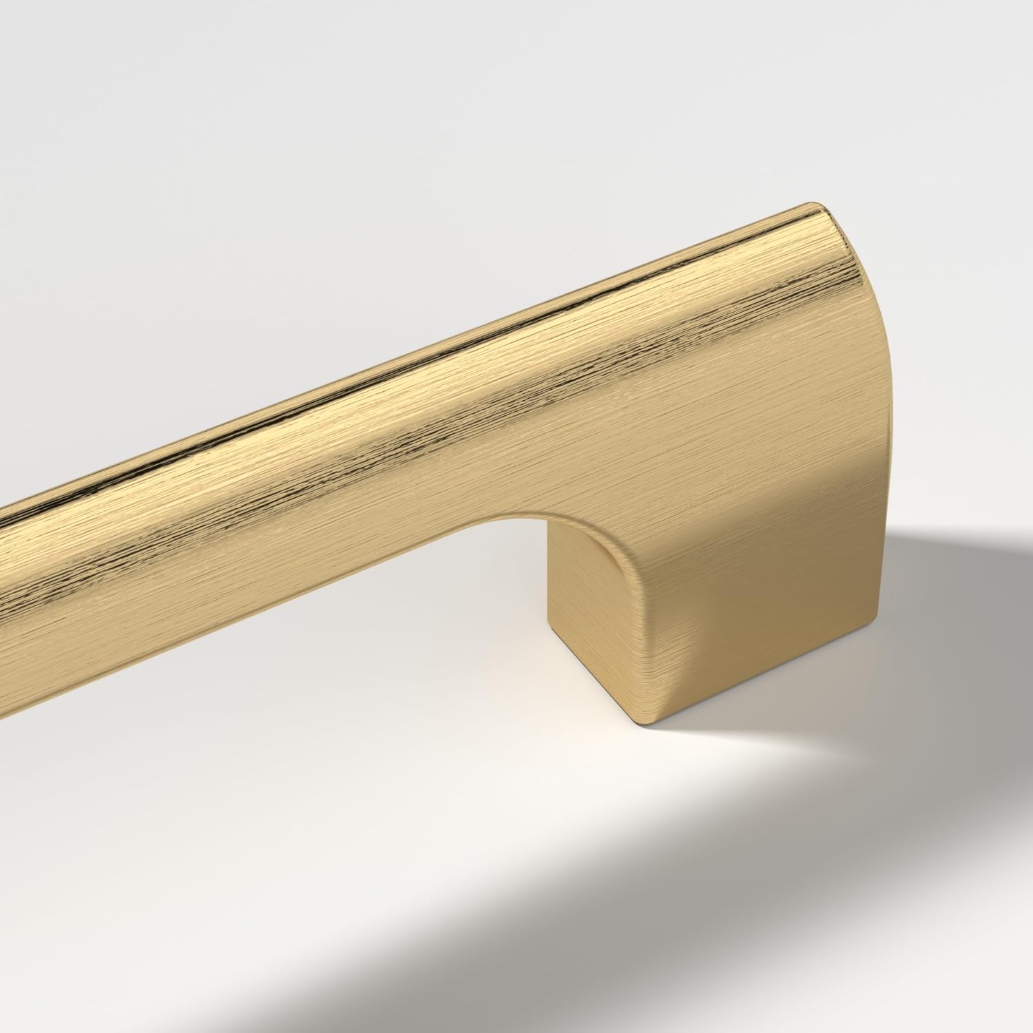 | 10 Pack Brushed Satin Gold 10 Inch Hole Center | Solid Metal Cabinet Handles Bathroom Home Decor Drawer Pulls | Stainless Metal Kitchen Cabinet Handles | Etna Collection