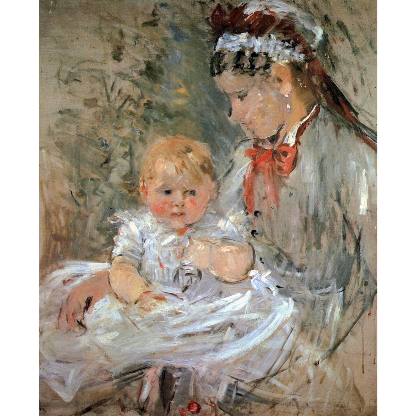 Impression giclée Morisot grand format 101x127 décoration murale salon - 2