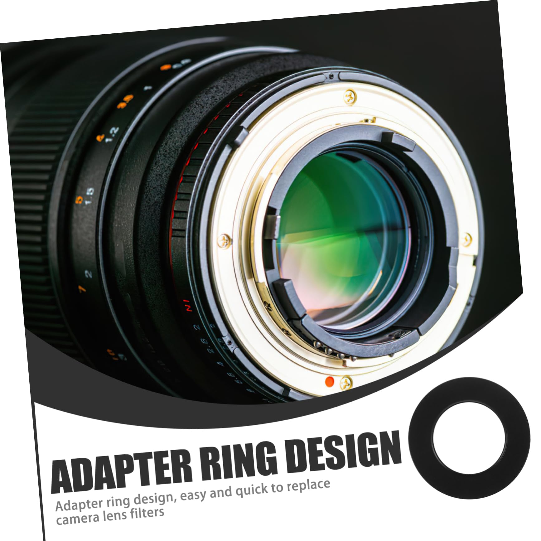 HOMOCONO Camera Ring Adapter Metal Step Ring for 43mm/67mm Filter Ring Adapter Lightweight Camera Lens Stepping Ring