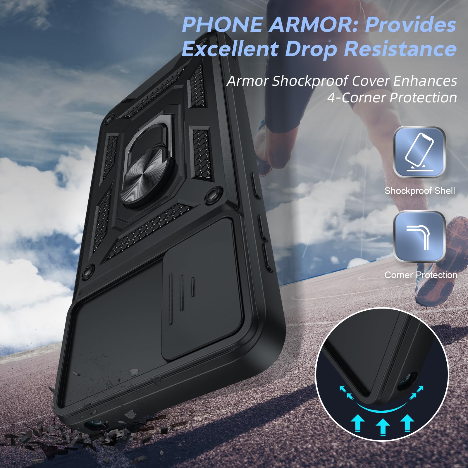 Custodia Cover + Vetro Temperato Per Motorola Moto E13 E20 E22