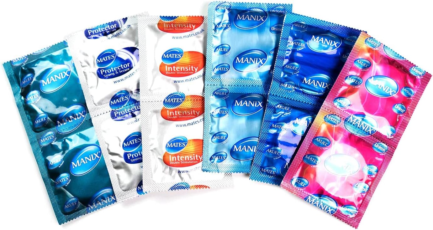 Mates By Manix Condoms Mega Mix - Standard Size - 36