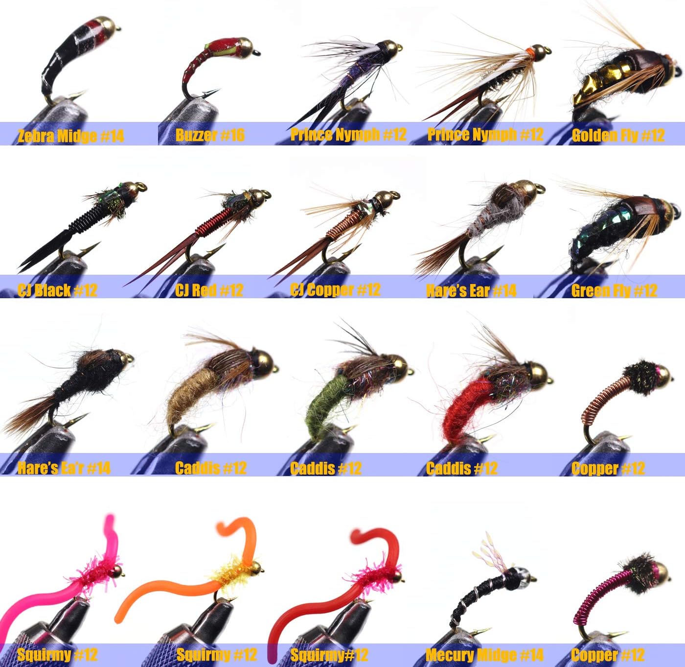 wifreo Fly Fishing 54 Nymph Flies Assortment BH Wet Fly for Trout Flyfishing with Waterproof Fly Box : Sports & Outdoors