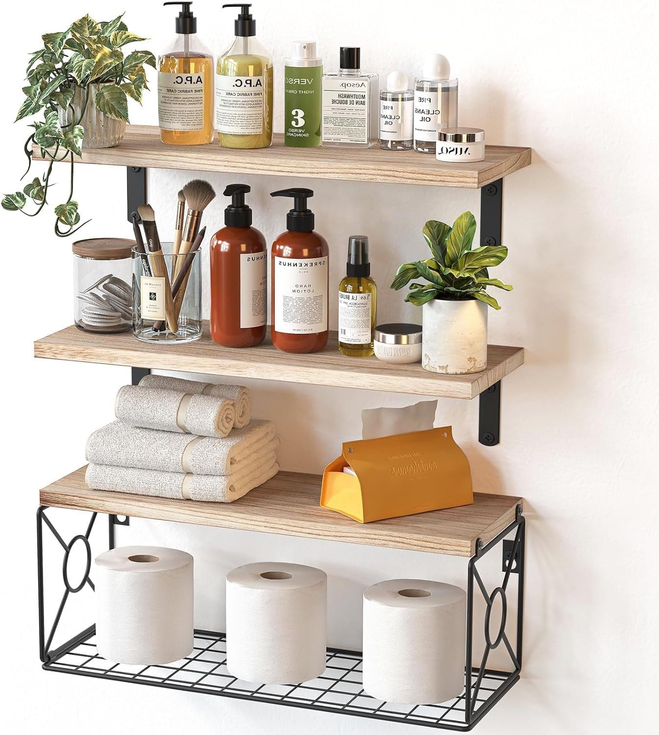 Pipishell Floating Shelves
